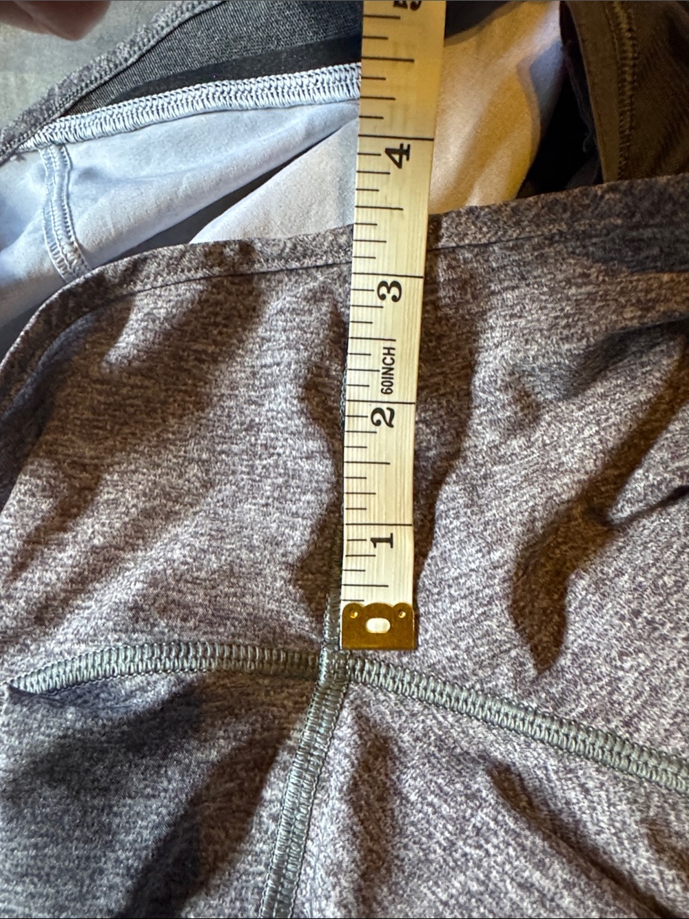 lululemon athletica Gray Heather Running Shorts - Picture 4 of 4